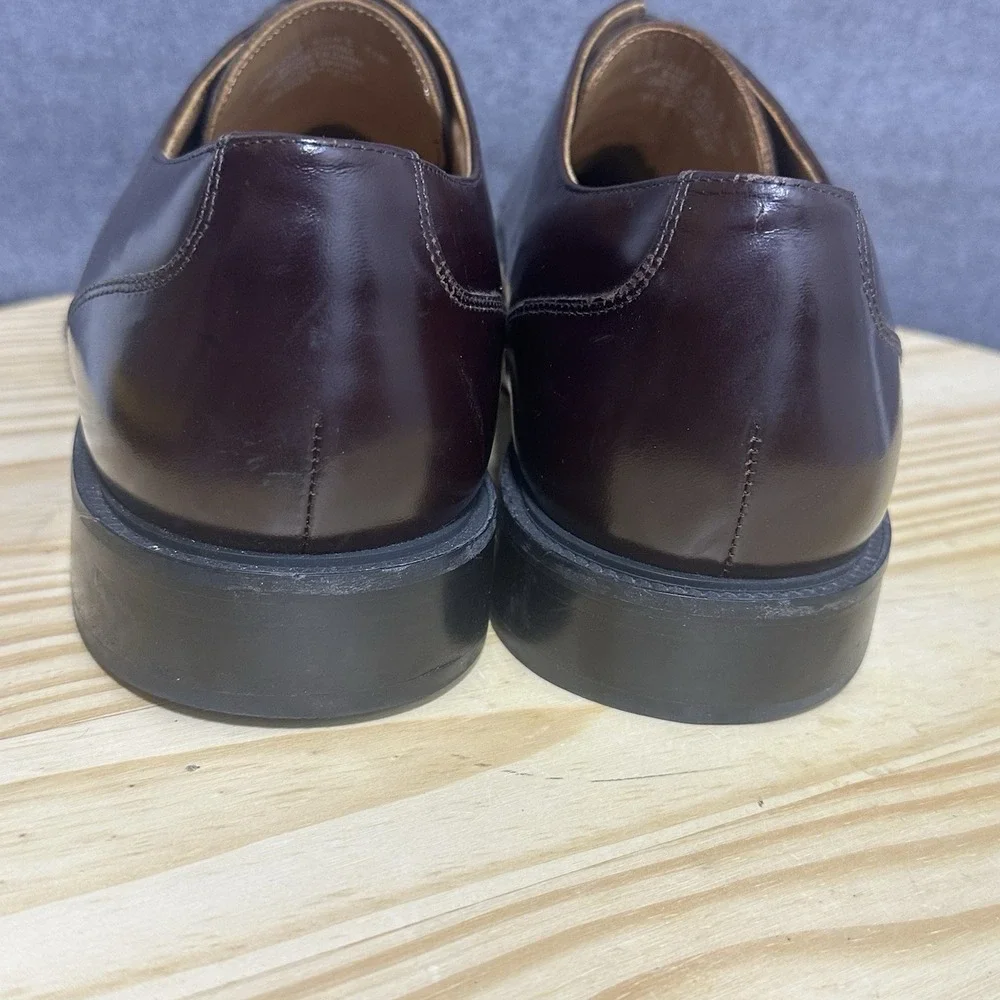 Rockport Mens Size‎ 11 M Walker Burgundy Leather Split Toe Oxford Shoes APM1235E